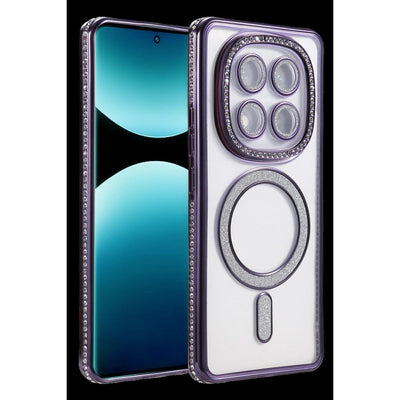 Xiaomi Redmi Note 15 4g Joke Simli Magneticsafe Kılıf - Derin Mor