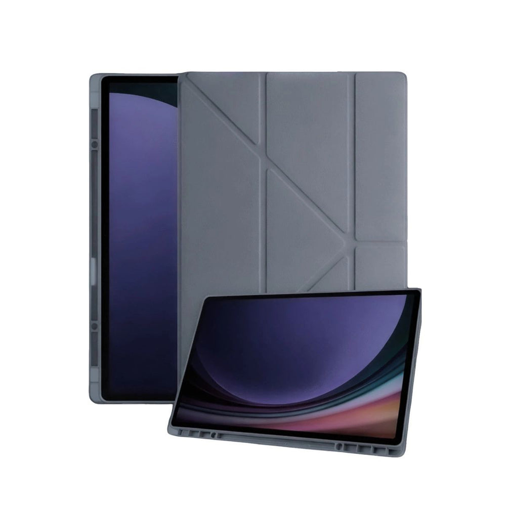 Samsung Galaxy Tab A11 Kalemlikli Mars Tablet Kılıfı - Koyu Gri