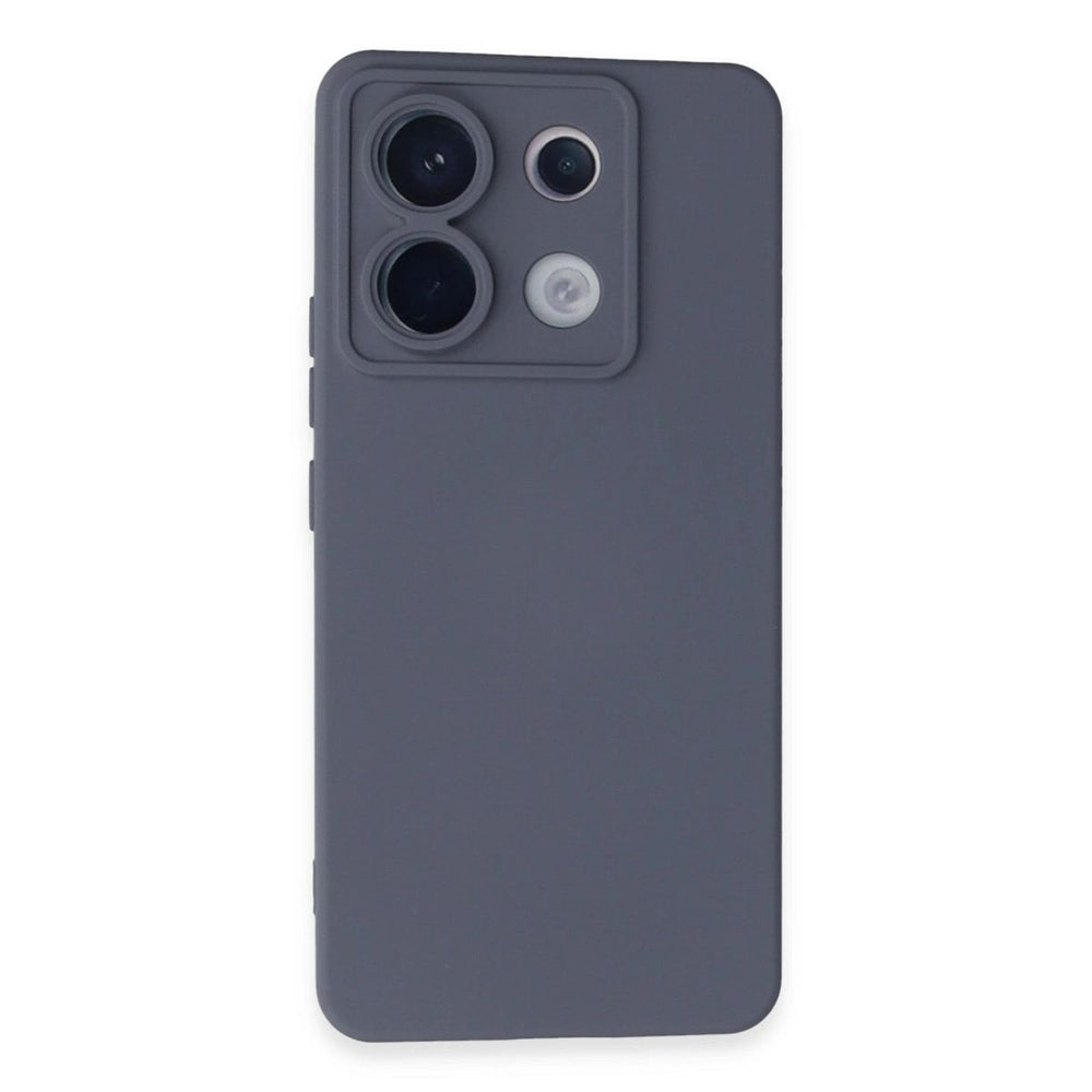 Xiaomi Redmi Note 13 Pro 5g Kılıf Nano İçi Kadife Silikon - Gri