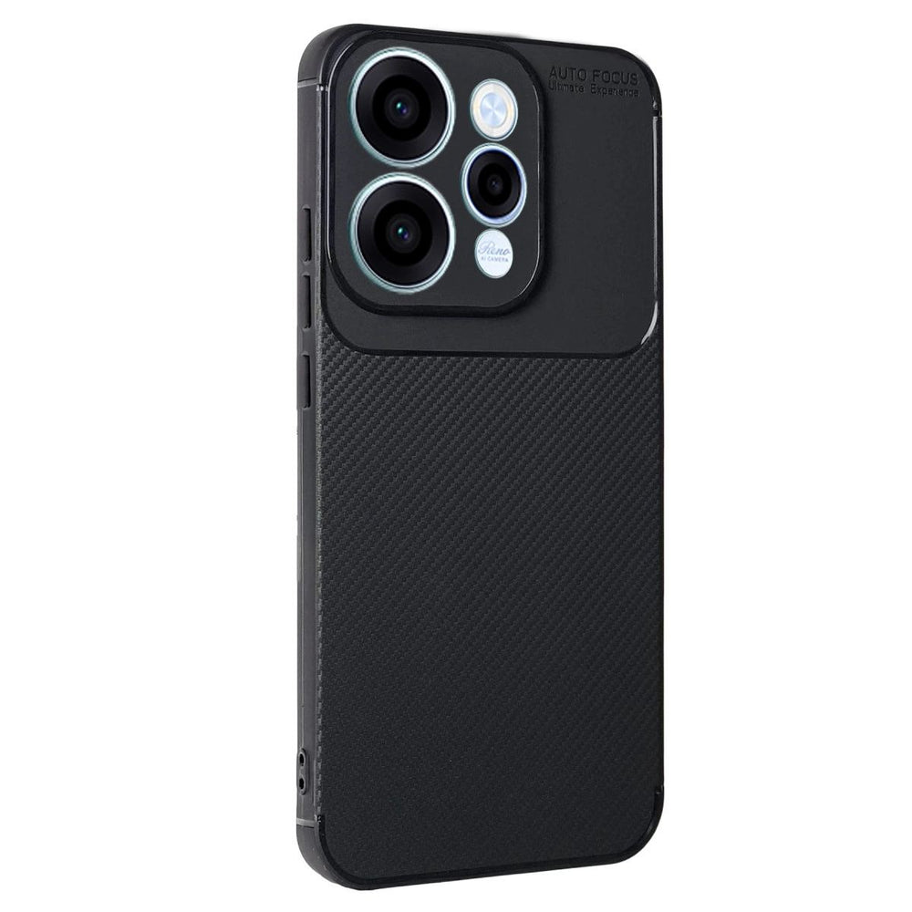 Oppo Reno 15 Auto Focus Karbon Kapak - Siyah