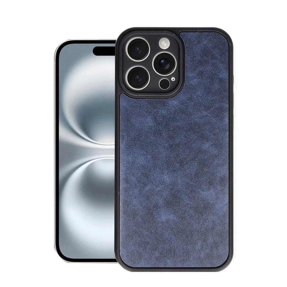 Apple İphone 16 Pro Kılıf Aras Deri Kapak - Lacivert