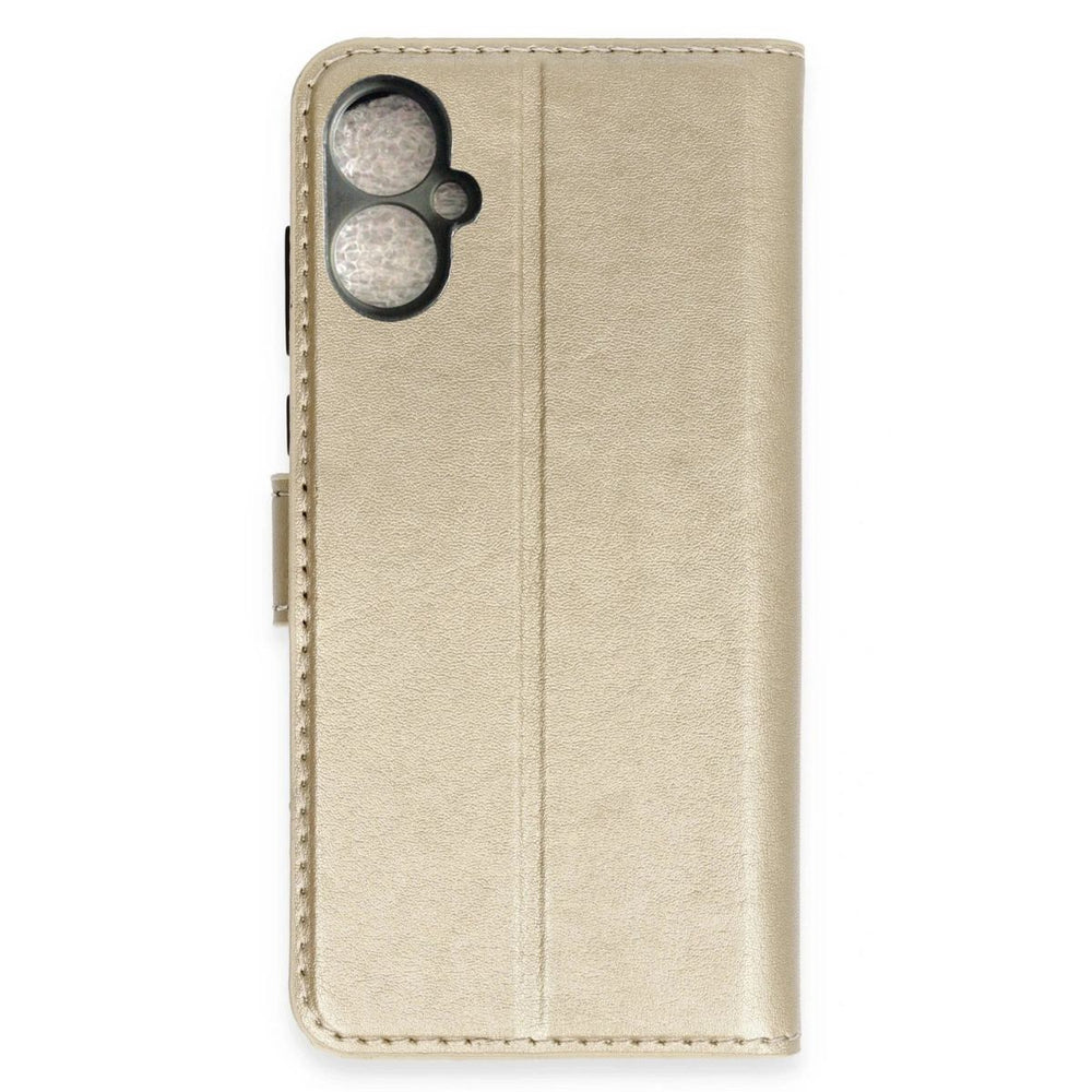 Tecno Spark 9 Pro Trend S Plus Kapaklı Kılıf - Gold