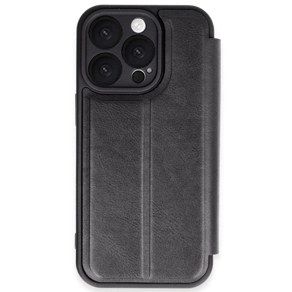 Apple İphone 16 Pro Kılıf Flip Cover - Siyah