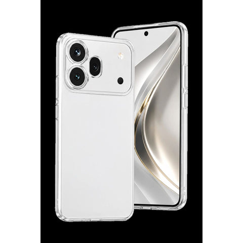 Huawei Honor 600 Pro Lüx Şeffaf Silikon - Şeffaf