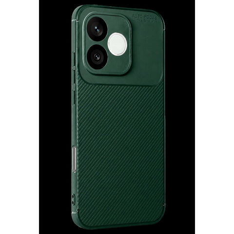 Huawei Honor 600 Lite Auto Focus Karbon Kapak - Koyu Yeşil