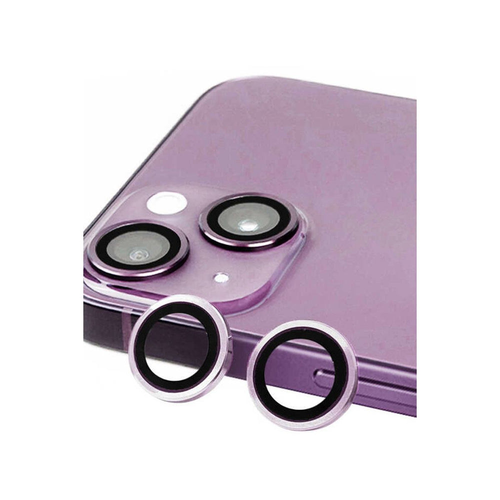 Apple İphone 14 Raze Metal Kamera Lens - Mor