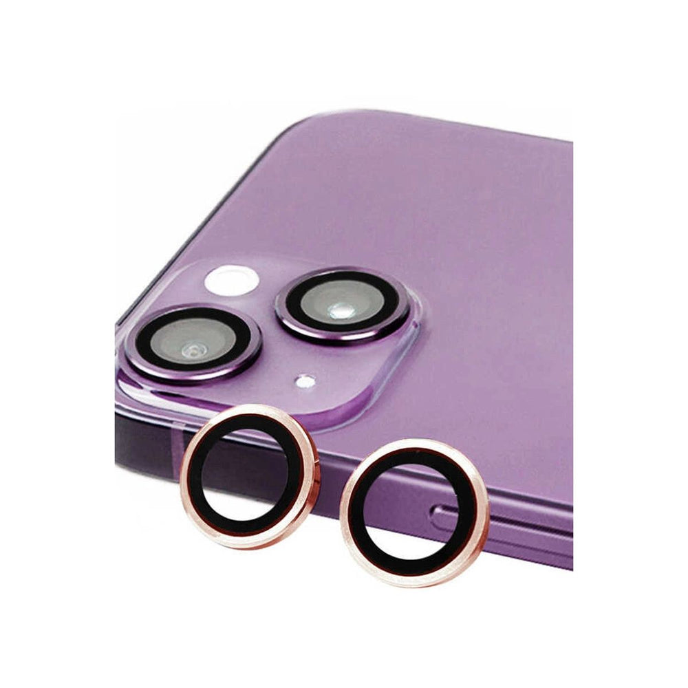Apple İphone 13 Mini Raze Metal Kamera Lens - Pembe