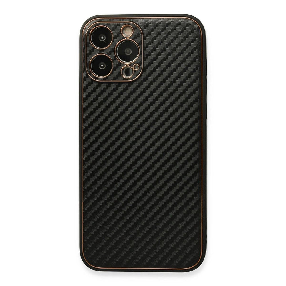Apple İphone 13 Pro Kılıf Coco Karbon Silikon - Siyah
