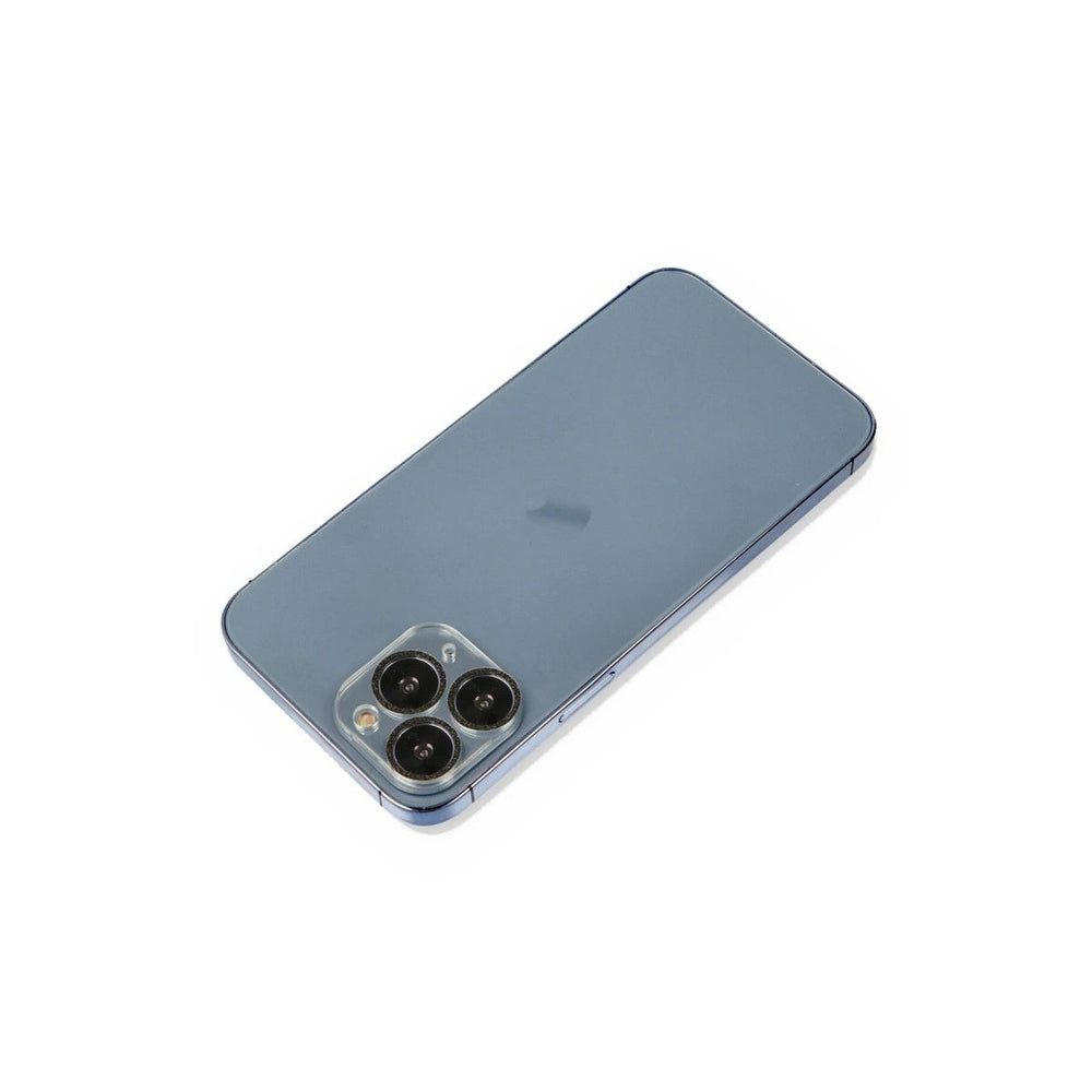 Apple İphone 11 Pro Max Shine Kamera Lens Koruma Cam - Siyah