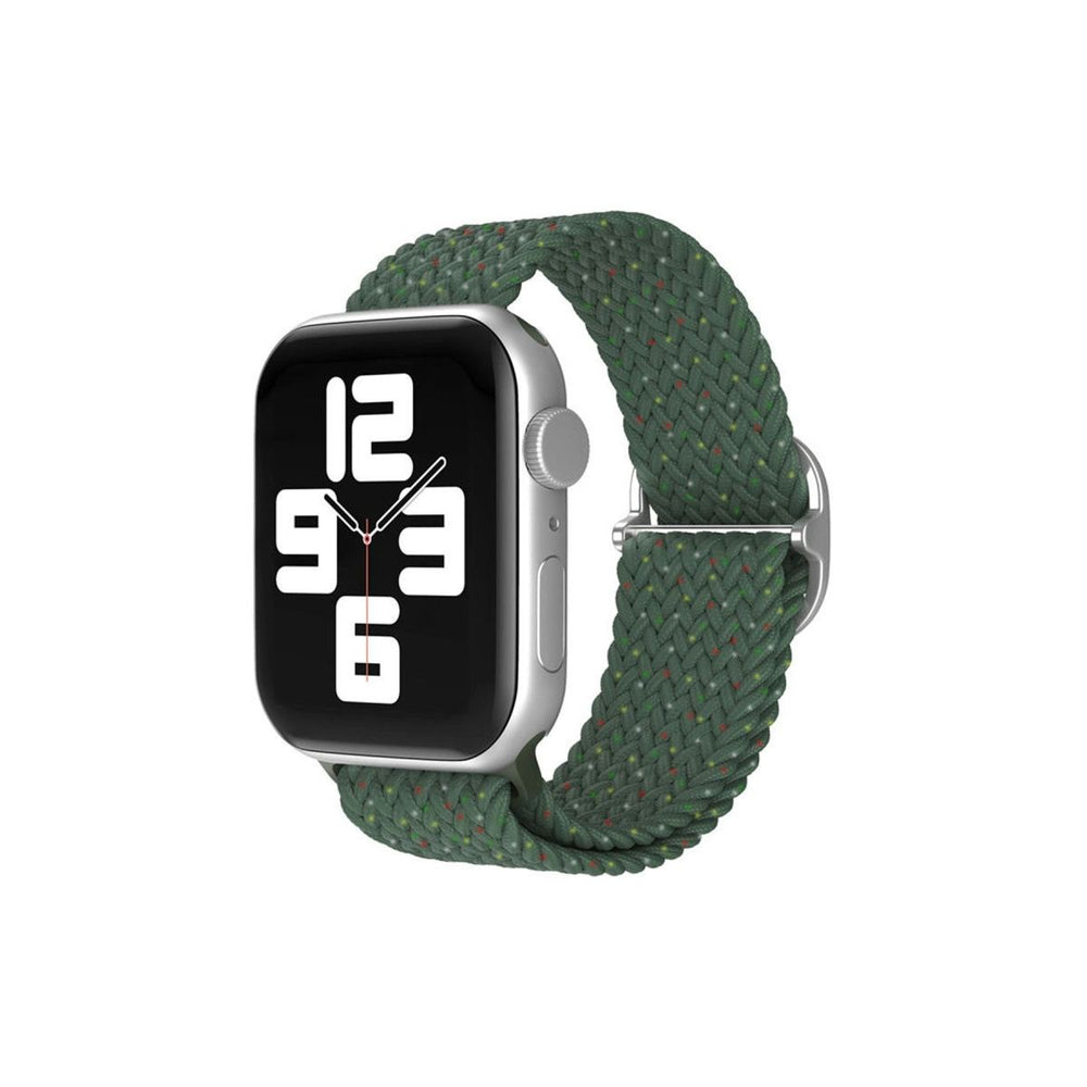 Apple Watch 42mm Kordon - Benekli Koyu Yeşil
