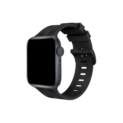 Apple Watch 38mm Kr408 Çizgili Silikon Kordon