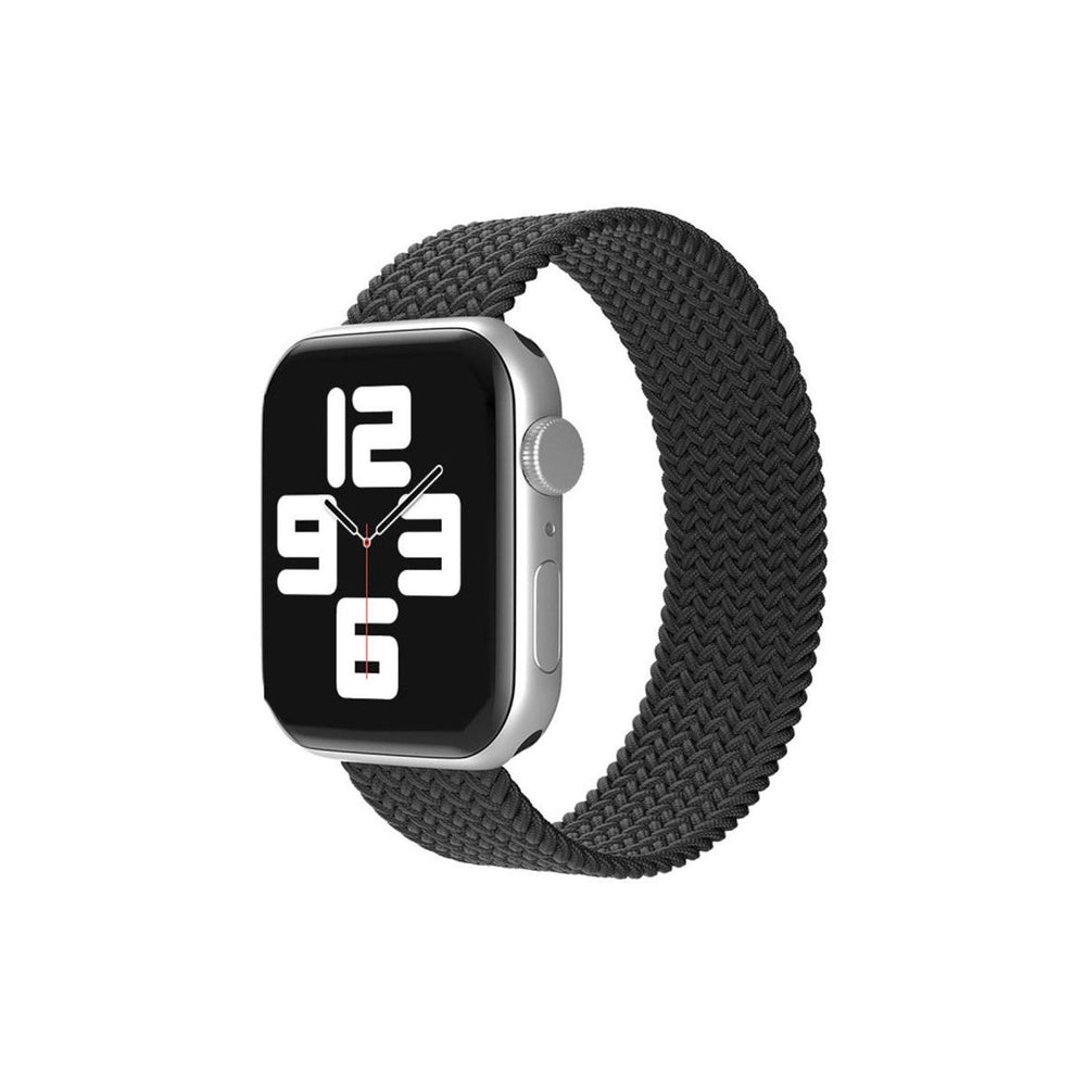 Apple Watch 38mm Ayarlı Solo Silikon Kordon - Siyah