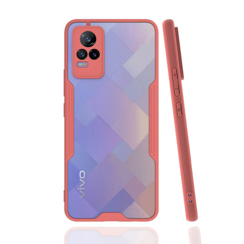 Vivo V21e Kılıf Platin Silikon