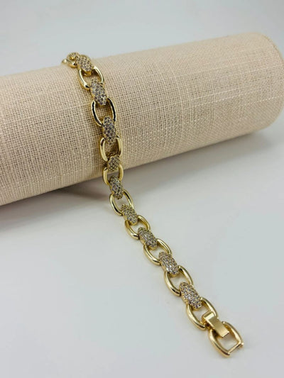 Renk Pirinç Cm Bileklik 17+2 Cm - Kbl0517