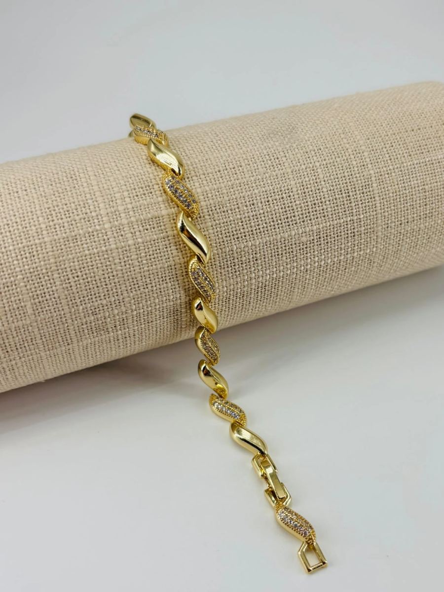 Renk Pirinç Cm Bileklik 17+2 Cm - Kbl0518