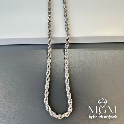 Çelik Burgu Halat Zincir 4 Mm