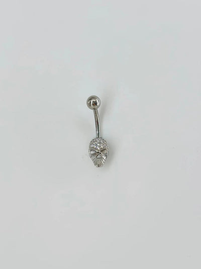 Kuru Kafa Detaylı Göbek Piercing