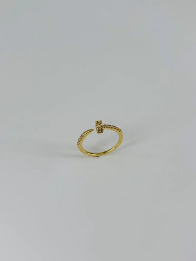 14 K Gold Zirkon Taşlı Yüzük