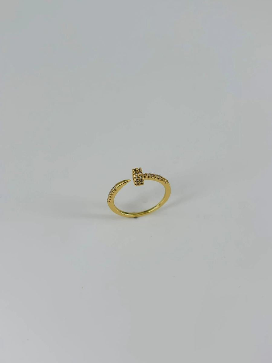 14 K Gold Zirkon Taşlı Yüzük