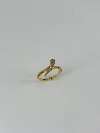 14 K Gold Kaplama Zirkon Taşlı Yüzük