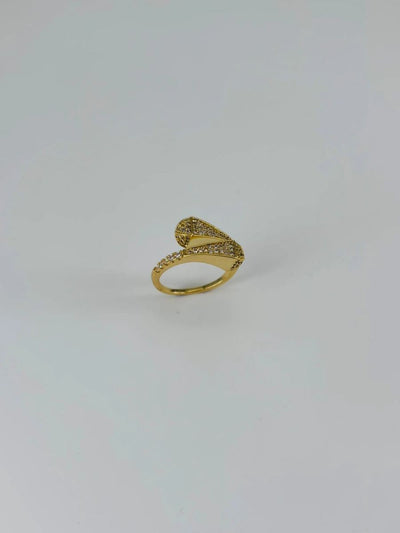 14 K Gold Kaplama Zirkon Taşlı Yüzük