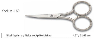 Europe Az Kalın Nakış Makası Süper Kalite No:4,5 11,43 Cm