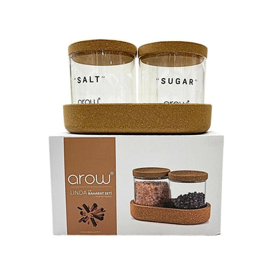 2'li Cam Kavanoz Seti
