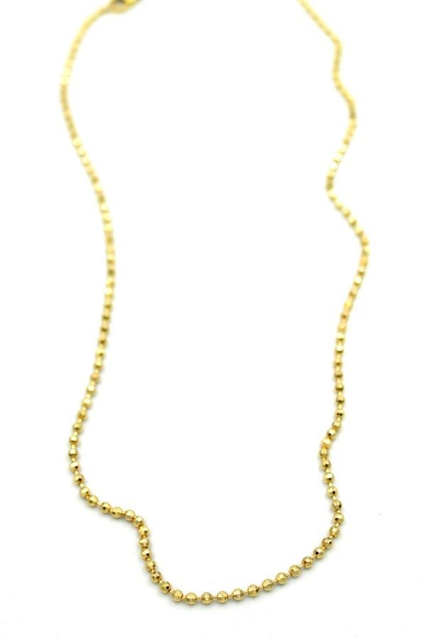 Xuping Dorika Top Zincir - 60 cm - Altın