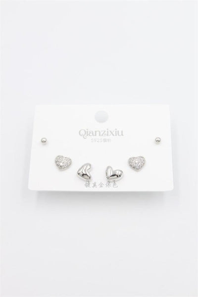 Çoklu Set Küpe - Gümüş