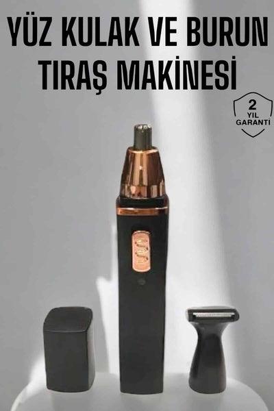 Tıraş Makinesi Kulak Burun ve Yüz Temizleyici Şarjlı Mini