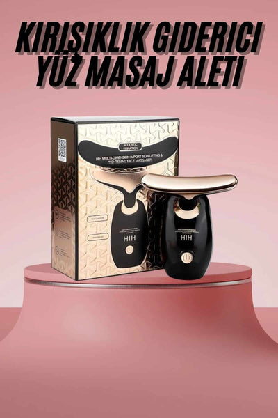 Yüz Ve Boyun Kırşıklık Giderici Ems Güzellik Cihazı GıdıkSarkmaKırışıklık Yüz Masaj Aleti