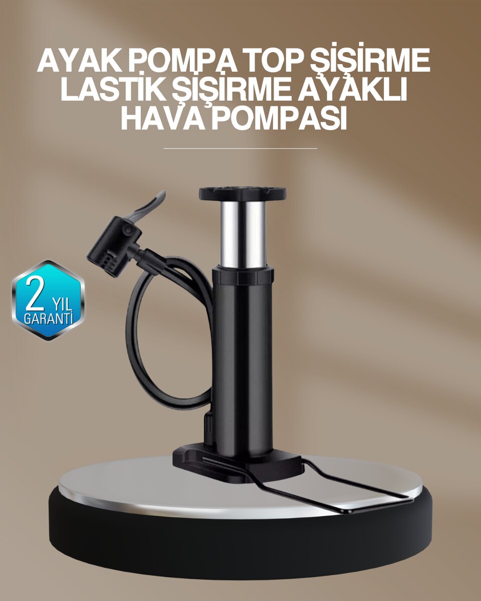 Extra Güçlü Ayak Pompası Otomobil Motosiklet Bisiklet Uyumlu