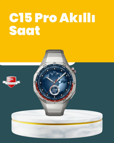 Akıllı Saat Nabız Ölçer Adım Sayar ve Uyku Takip Özellikli