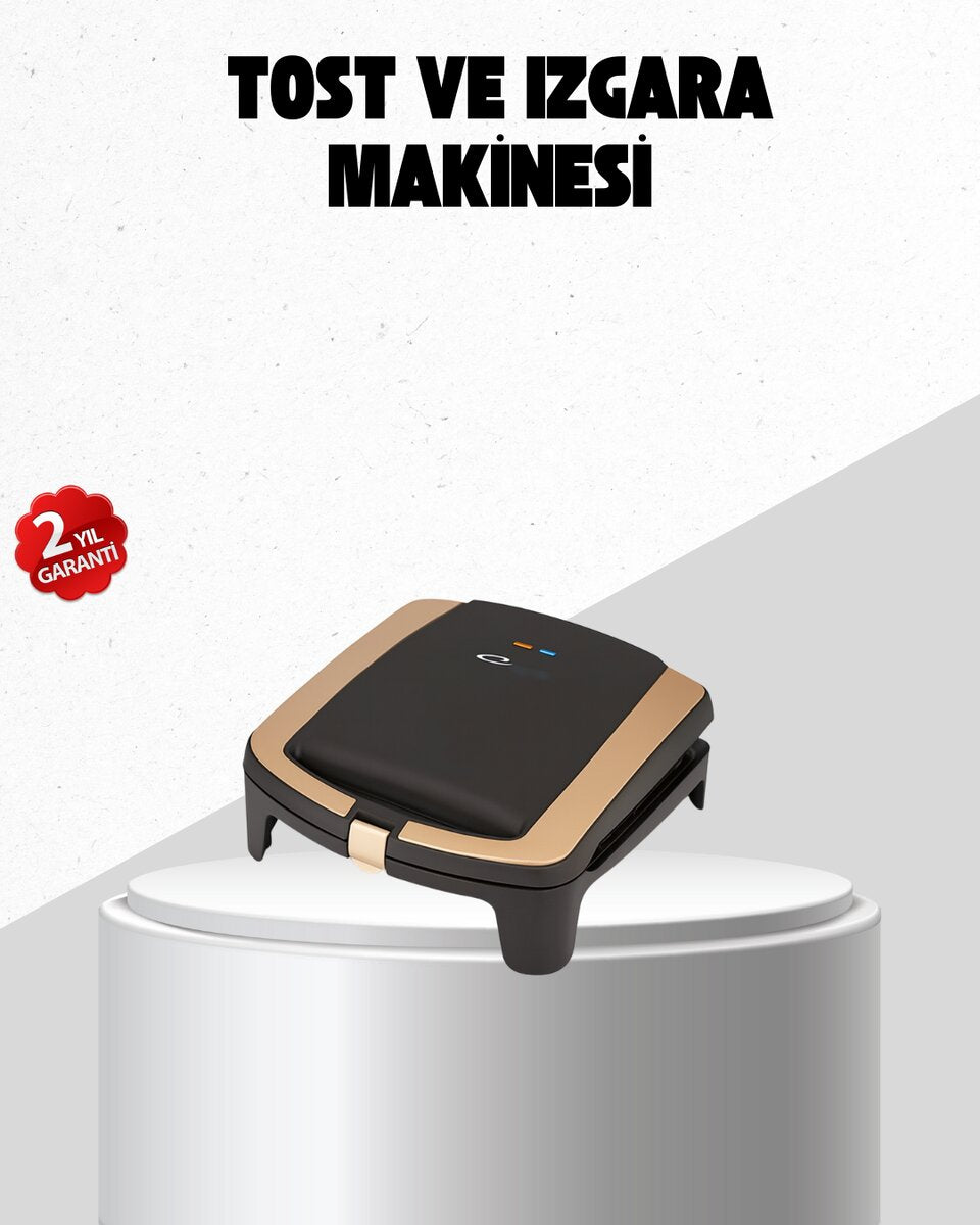 Tost Makinesi Ev Tipi Pratik Kullanım 4 Tost Kapasiteli