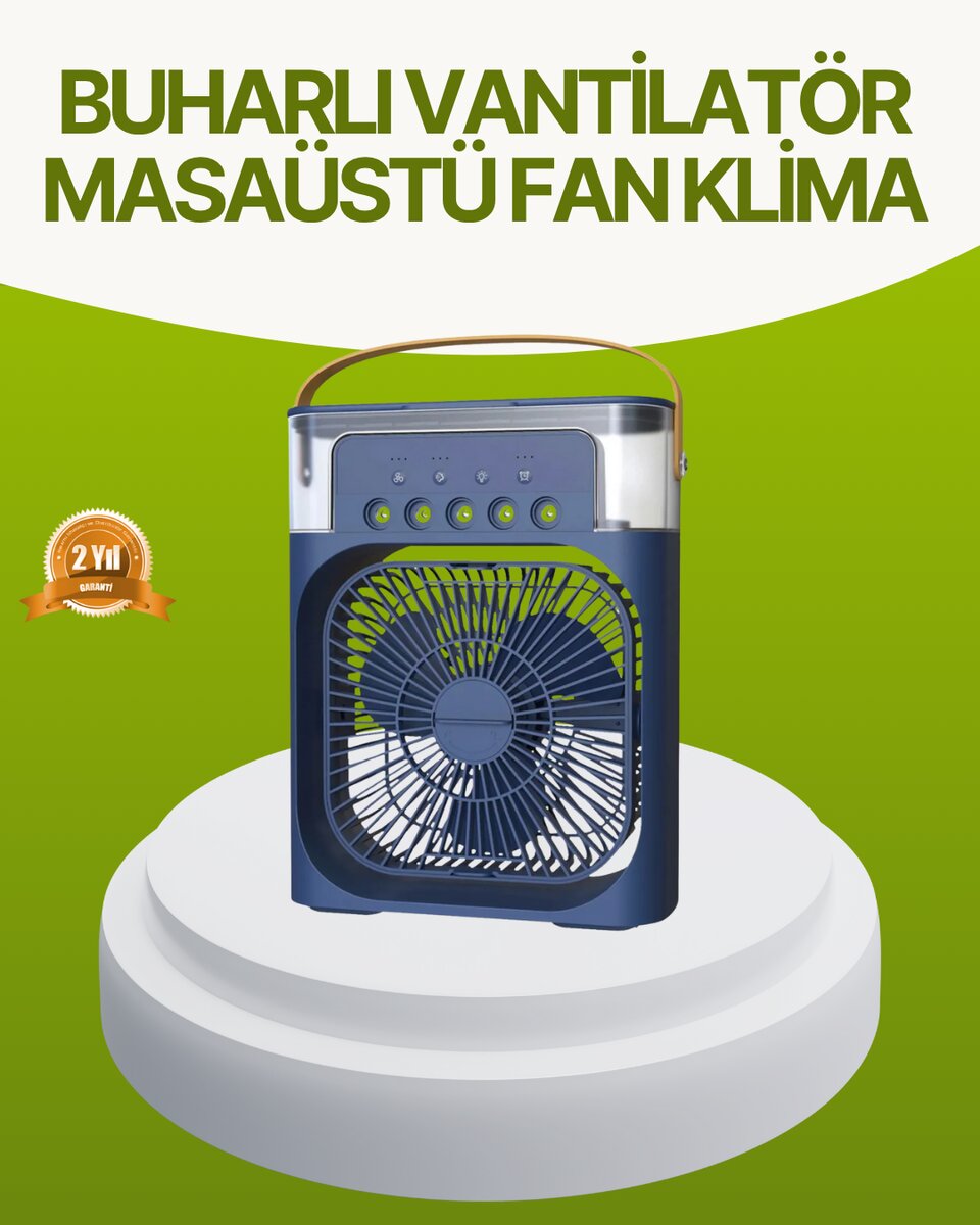 Turbo Fan Teknolojili Sessiz ve Güçlü Soğutma Fanı