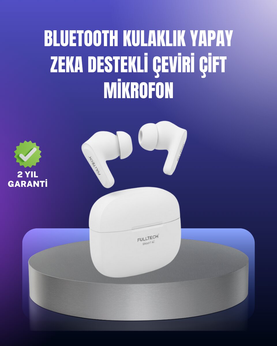 Çok Dilli İletişim Destekli Kablosuz Kulaklık Oyun ve Müzik Modlu