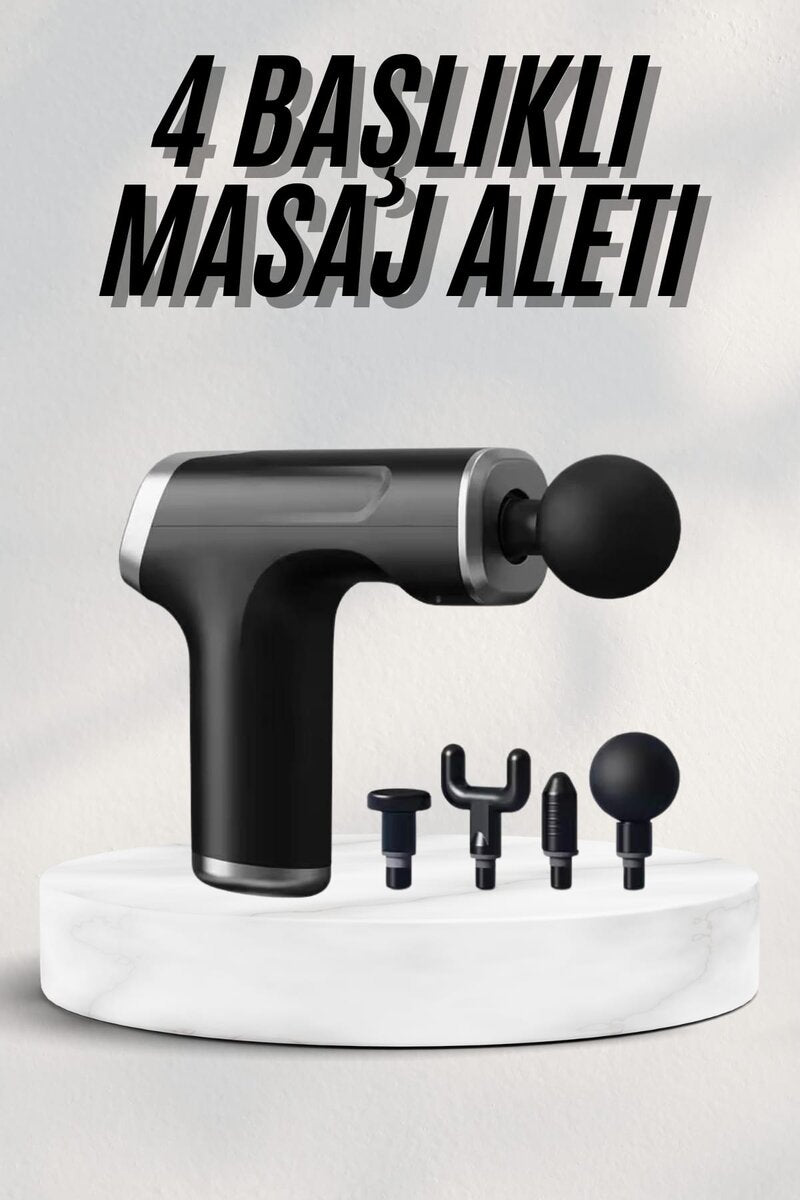 Masaj Tabancası 24v Type-c Hızlı Şarj Girişli Masaj Aleti Uzun Ömürlü