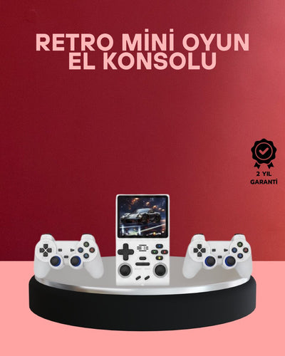 Kablosuz Kollu El Oyun Konsolu TV Bağlantı Destekli