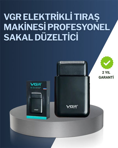 5 W Güçlü USB Şarjlı Sakal Şekillendirici – İki Başlıklı Su Geçirmez Tasarım