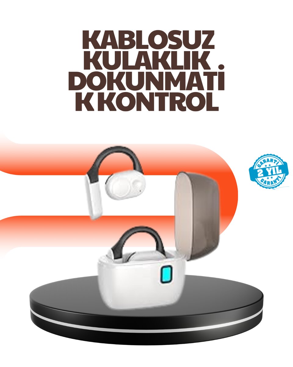 Bluetooth 5.0 Kulak İçi Kulaklık – Güçlü Bas Uzun Pil Ömrü Şarj Kutulu Tasarım