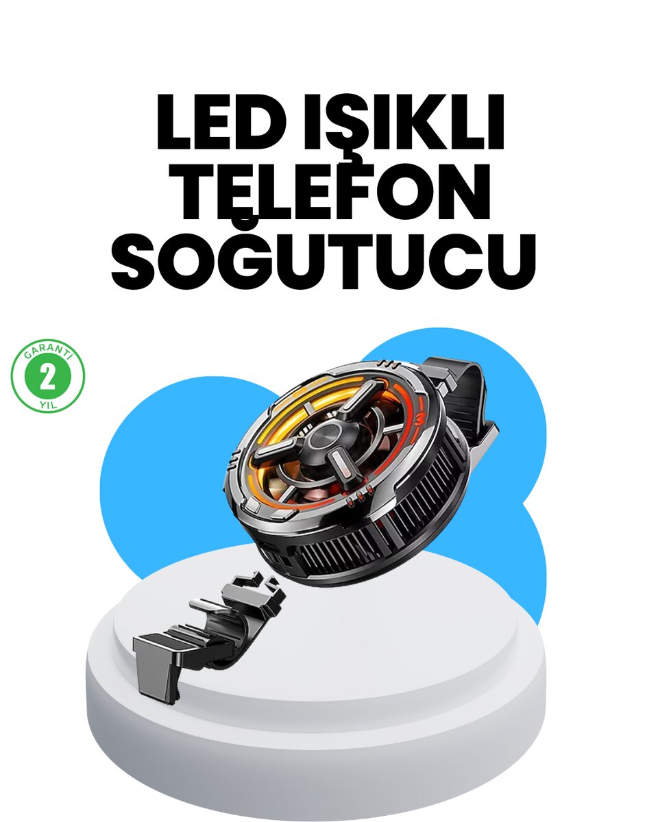 Oyun Performansını Artıran Taşınabilir Telefon Soğutucu