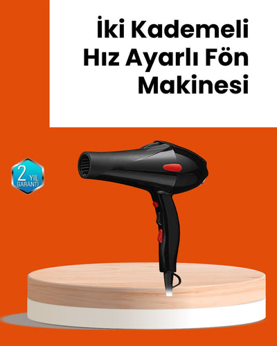 Hızlı Kurutma ve Şekillendirme İçin Profesyonel Saç Kurutma Makinesi
