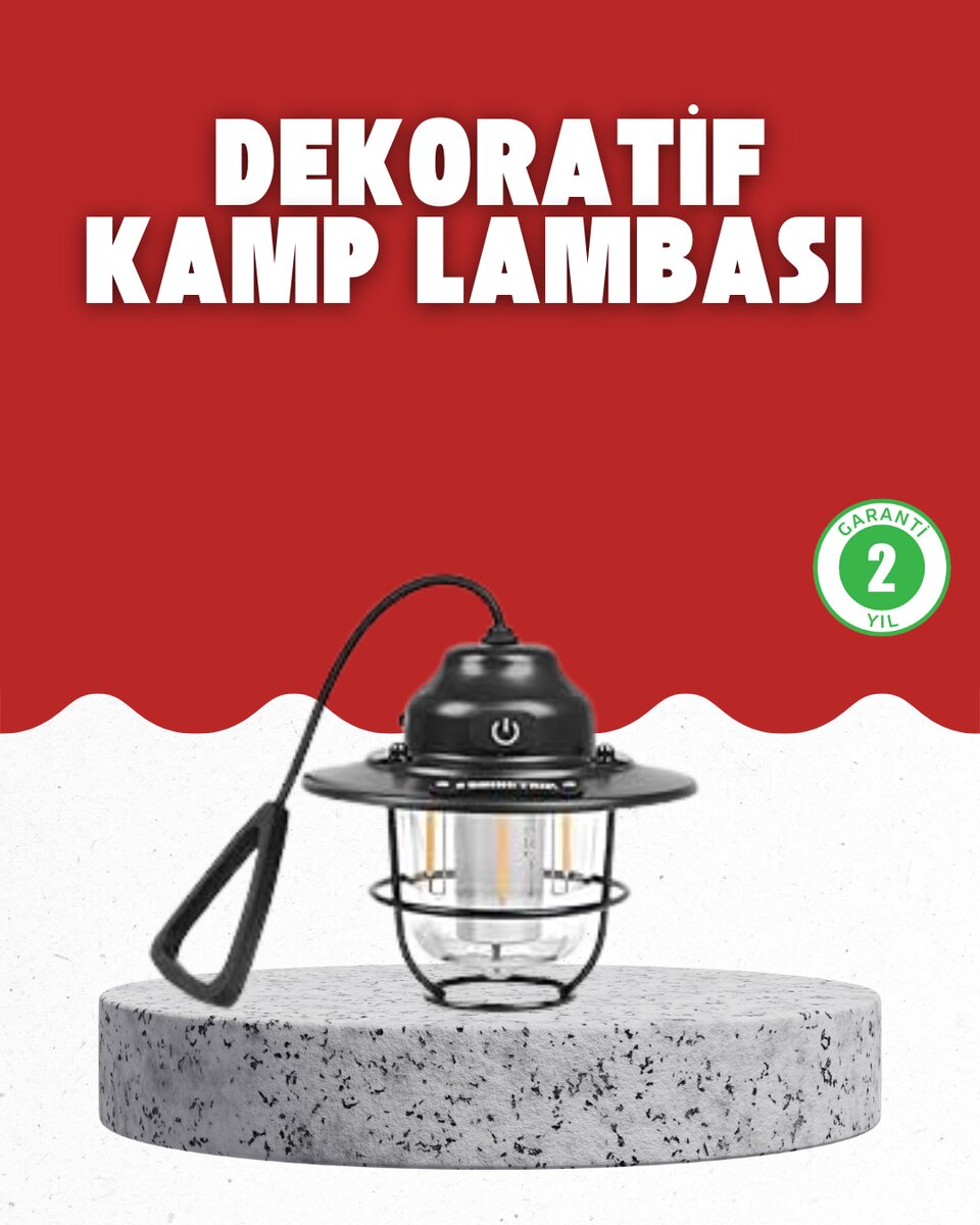 Açık Hava Etkinlikleri İçin Çam Kozalağı Gece Işığı