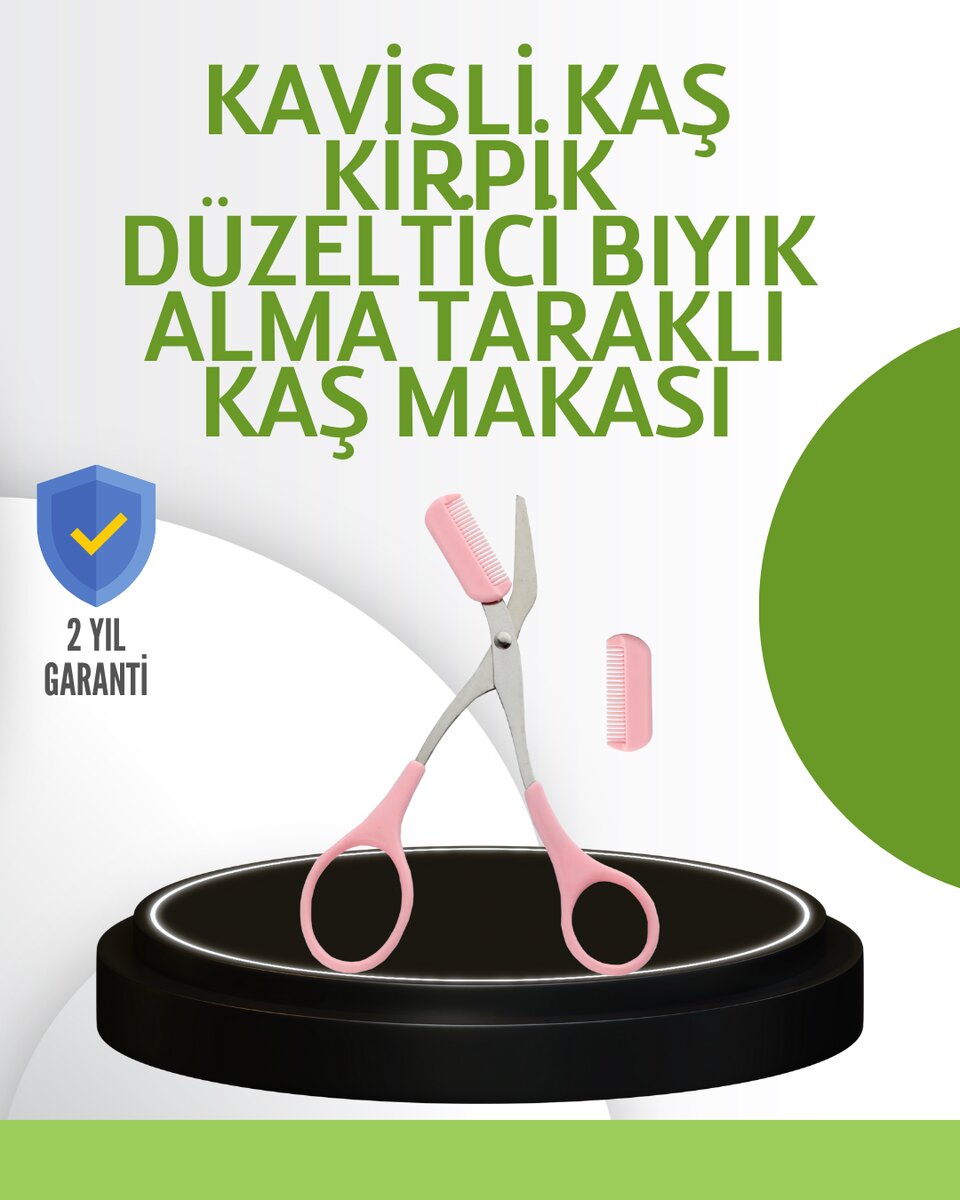 Taşınabilir Kaş ve Kirpik Düzenleme Makası – Ergonomik Tasarım