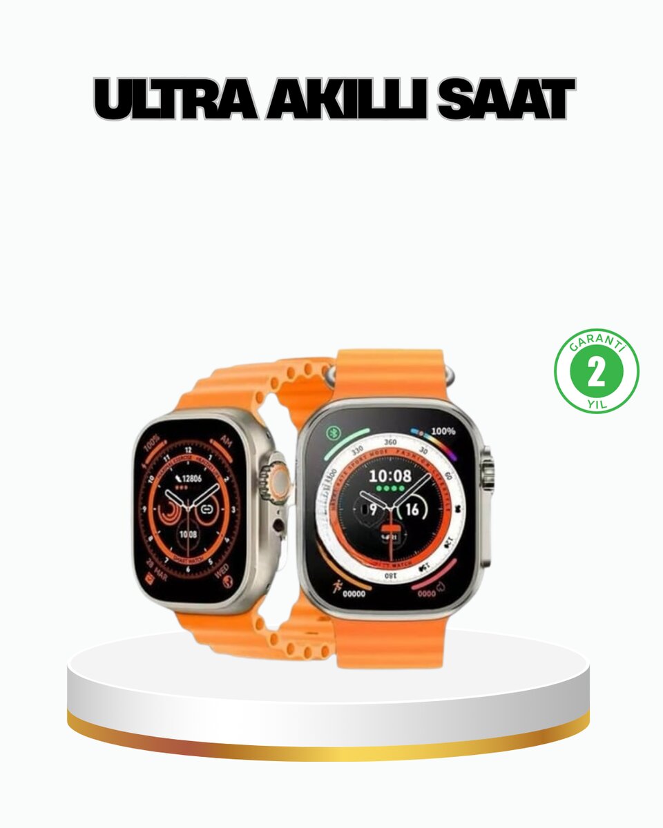 Kordonlu Akıllı Saat – Sesli Görüşme GPS Nabız ve Uyku Takibi