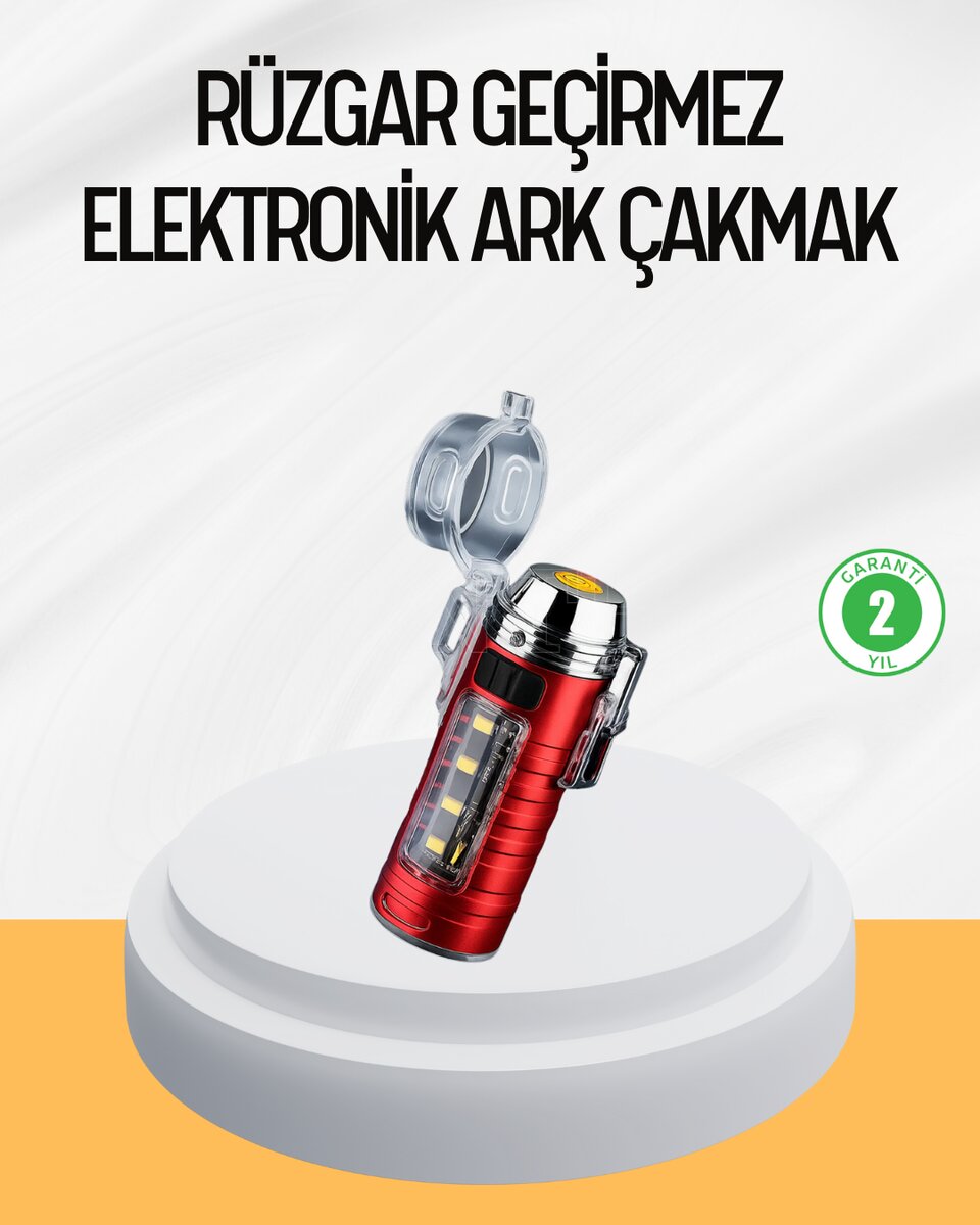 Çok Fonksiyonlu Elektrikli Çakmak El Feneri Özellikli