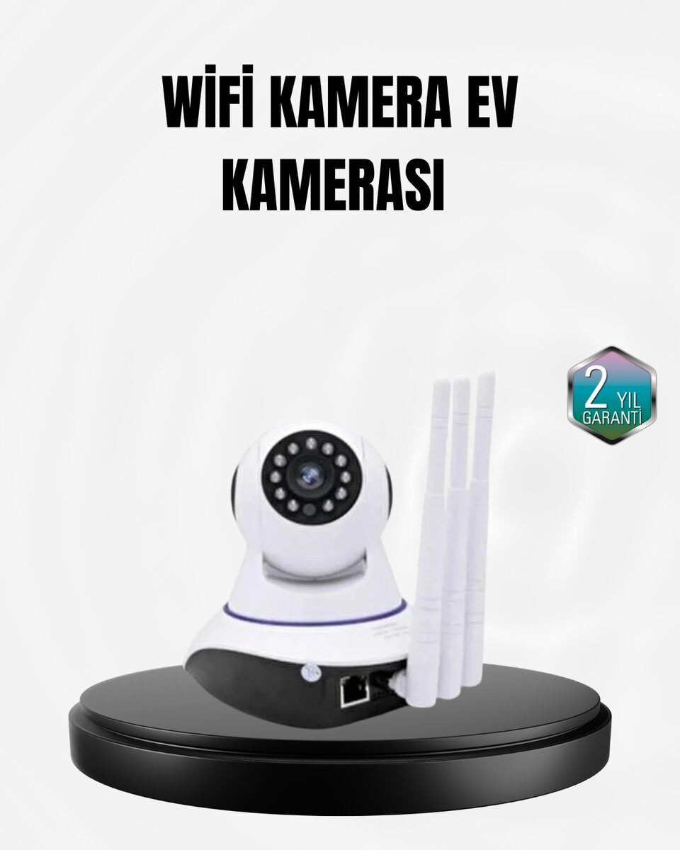 Akıllı IP Güvenlik Kamerası – 1080P HD Gece Görüşlü Hareket Algılamalı