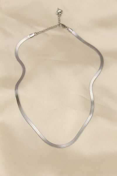 316L Çelik Silver Renk 45 cm İtalyan Zincir Model Kadın Kolye TG27BKO5903