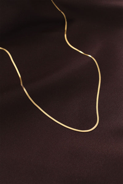 Çelik Gold Renk 60 cm İnce İtalyan Zincir Kolye TG27BKO6227