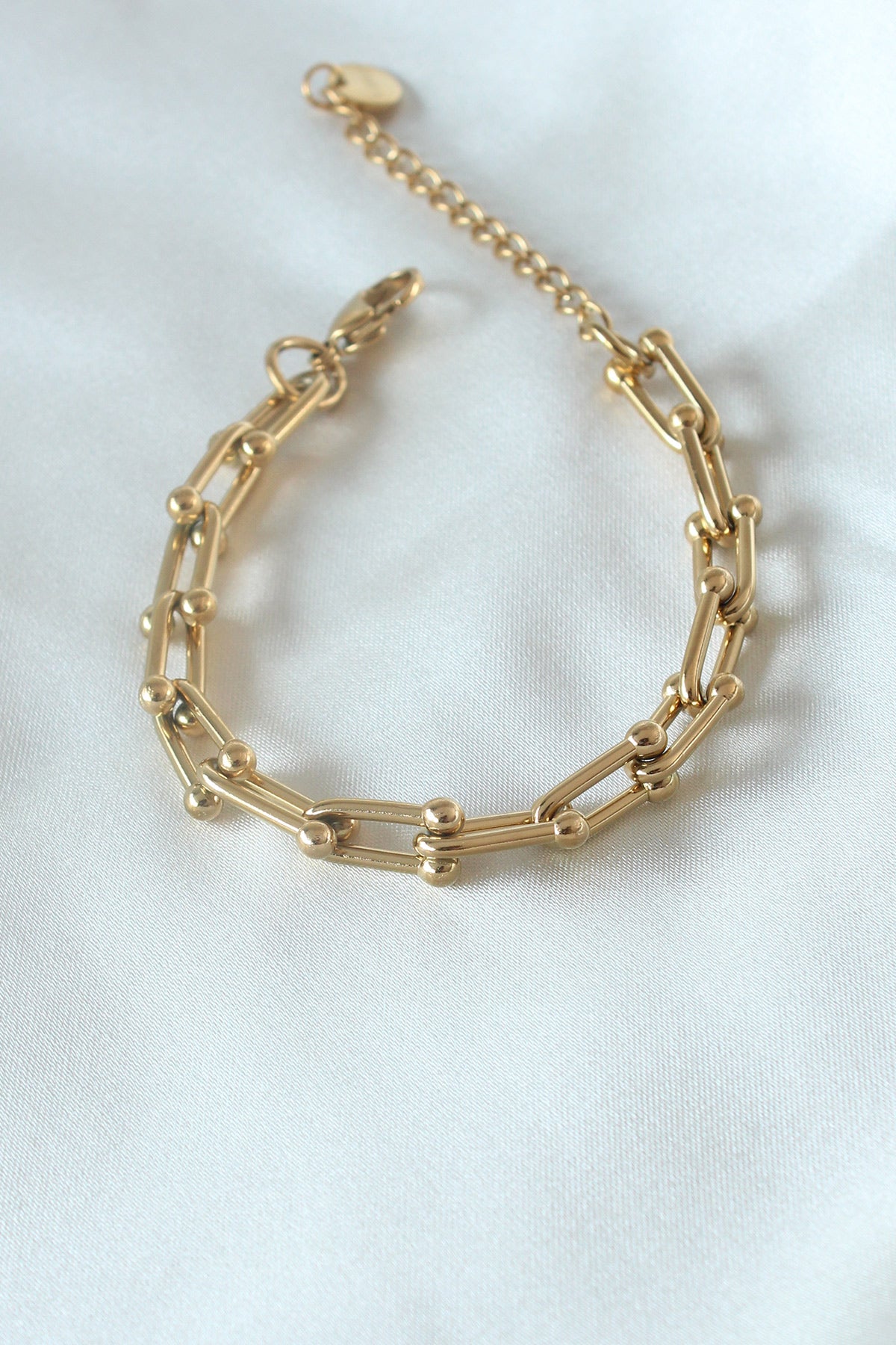 316L Çelik Gold Renk Tifany Model Kadın Bileklik TG27BB5101 - Çok Renkli / Standart
